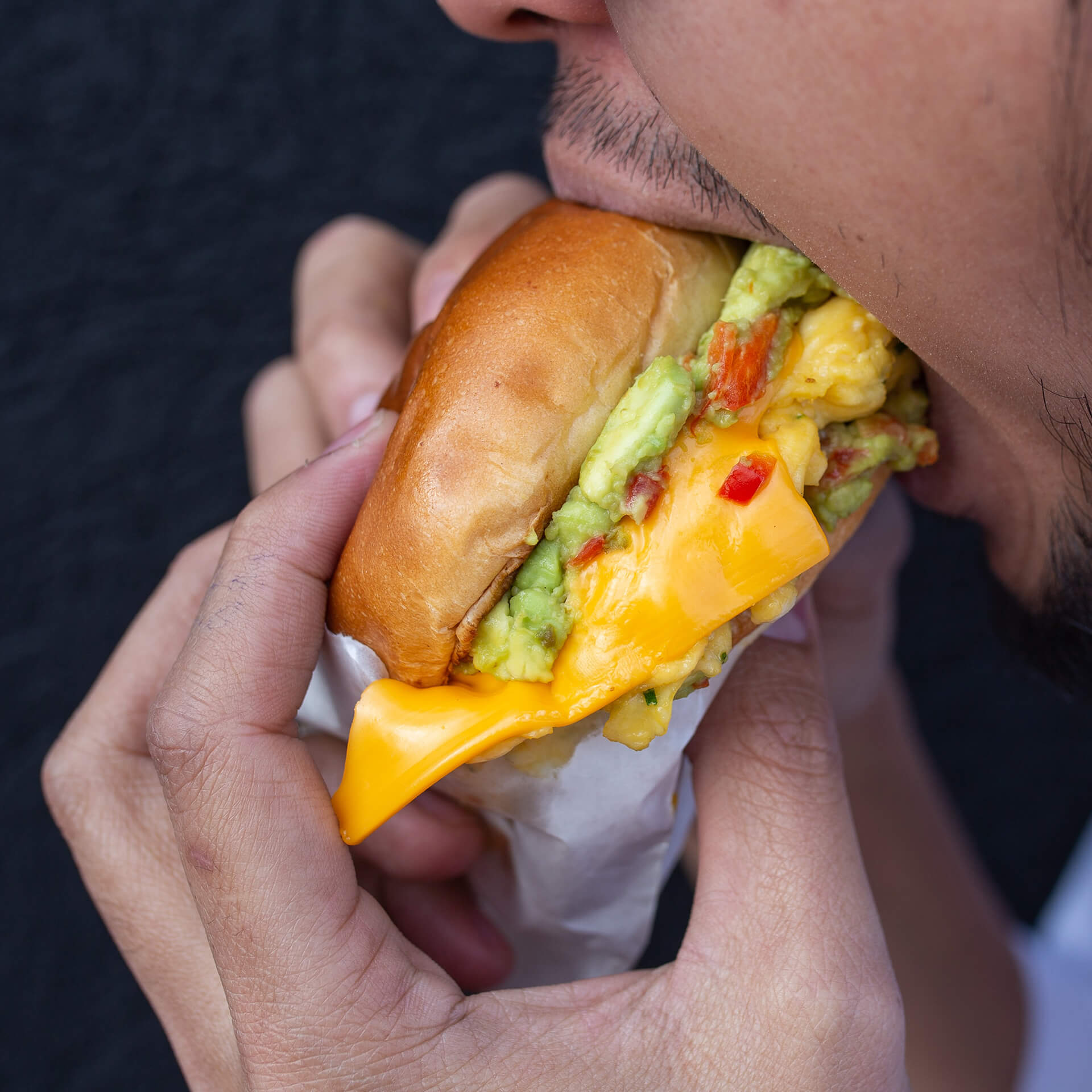 Classic cheeseburger melt