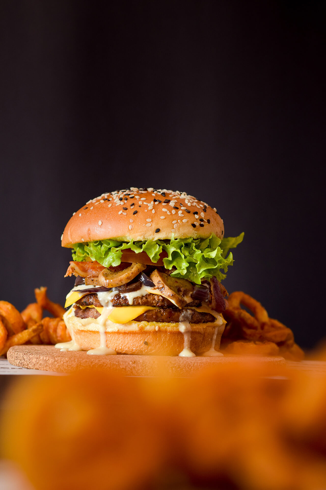 Spicy jalapeno burger